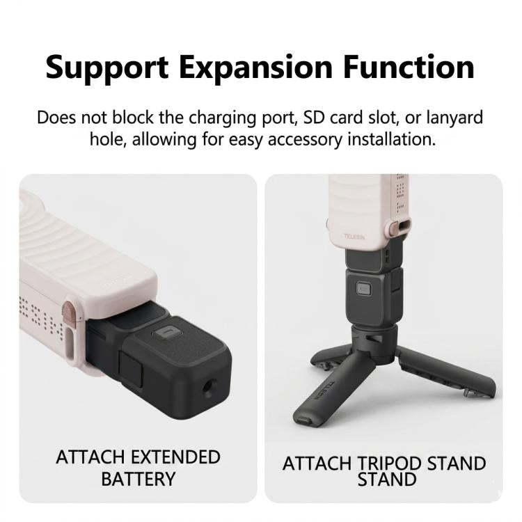 Estuche multifuncional TELESIN DisAdv para DJI Osmo Pocket 4 con organizador de filtros magnético.