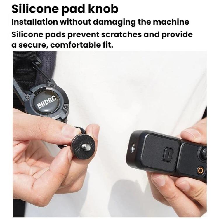 Mosquetón telescópico para mochila de cámara de acción DJI Osmo Action 6 / Pocket 3 / 4 BRDRC