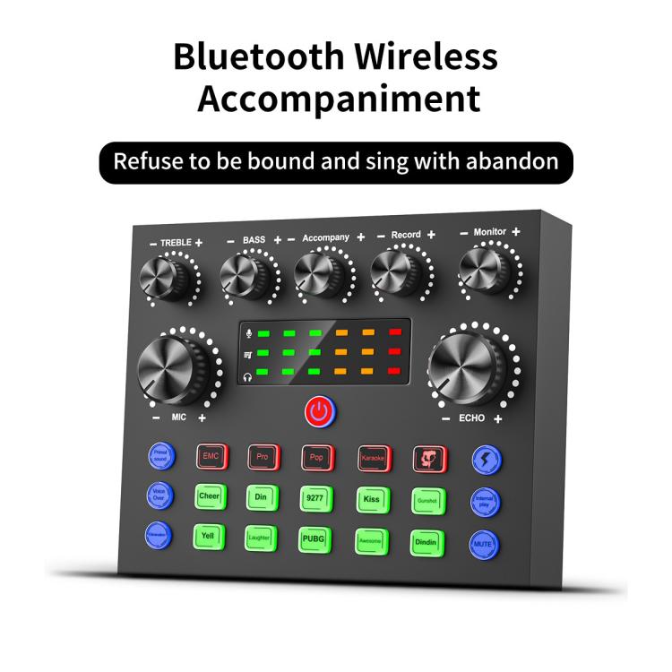 Kit de equipo para podcast con micrófono de condensador dual BM800 y tarjeta de sonido V8S Live. Soporte de brazo articulado ajustable.