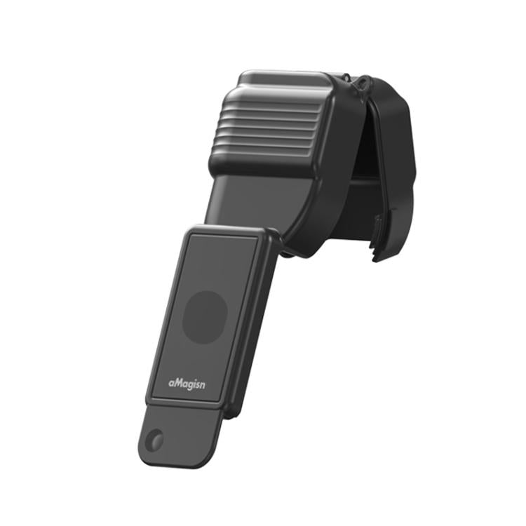 Funda protectora para gimbal aMagisn para DJI Osmo Pocket 4 con diseño abatible de una sola pieza y protector de joystick 3D integrado.