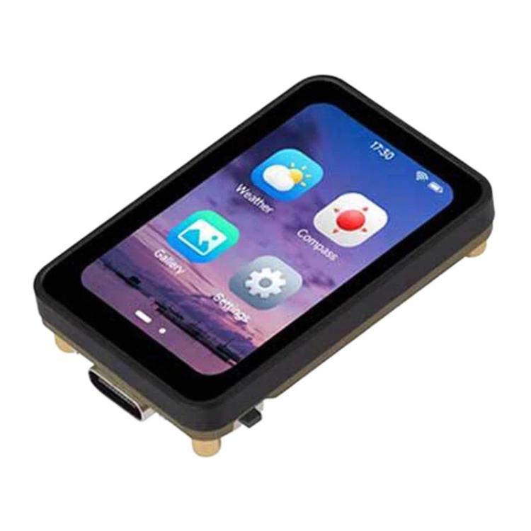 Placa de desarrollo Waveshare ESP32-C6 con pantalla táctil AMOLED de 1,64 pulgadas, resolución de 280 x 456, compatible con Wi-Fi 6 y BLE 5., Not Welded, Welded