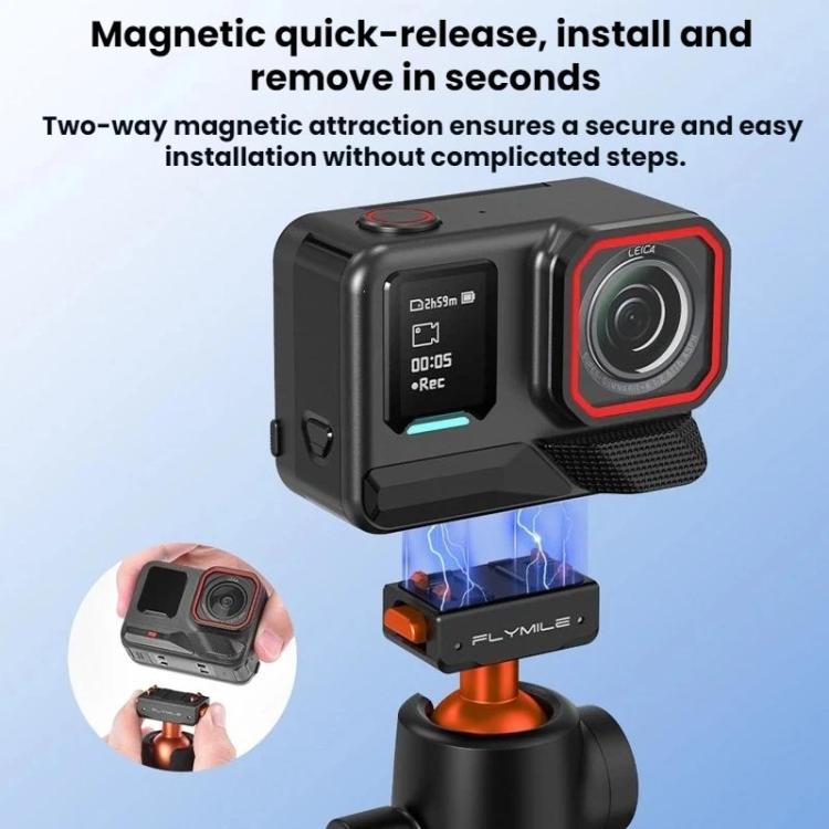 Trípode con extensión para selfies Flymile de liberación rápida para Insta360 Ace Pro / 2 / X5