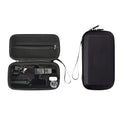 Estuche rígido de transporte para DJI Osmo Pocket 4, bolsa de almacenamiento portátil para viajes con correa para la muñeca e interior de franela suave.