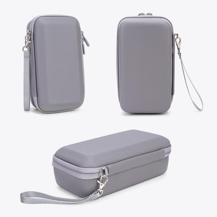 Estuche rígido de transporte para DJI Osmo Pocket 4, bolsa de almacenamiento portátil para viajes con correa para la muñeca e interior de franela suave.