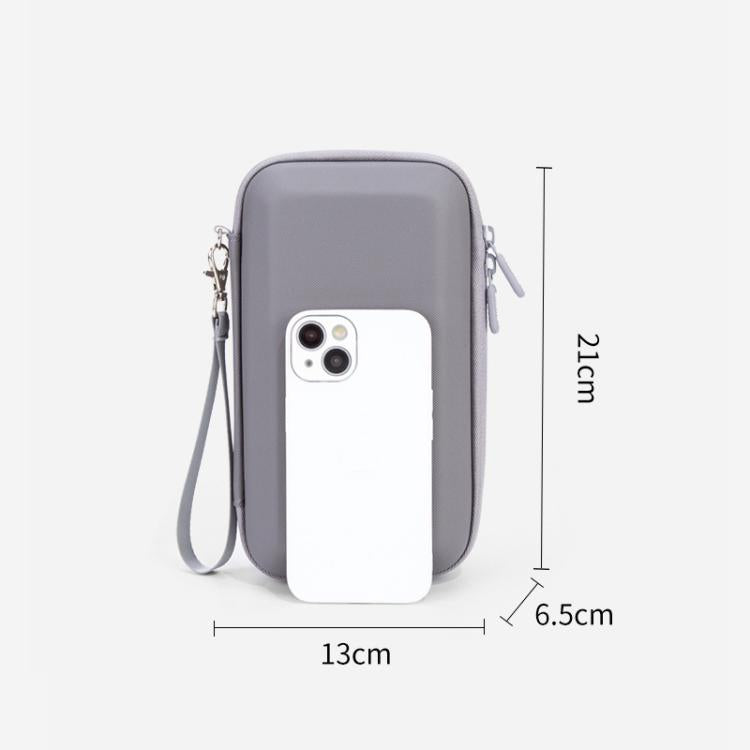 Estuche rígido de transporte para DJI Osmo Pocket 4, bolsa de almacenamiento portátil para viajes con correa para la muñeca e interior de franela suave.