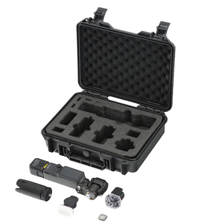 Estuche rígido a prueba de explosiones para DJI Osmo Pocket 4, caja de almacenamiento protectora con espuma EVA personalizada.