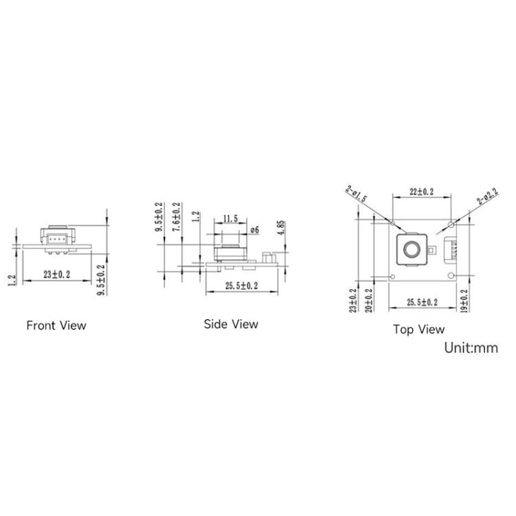 Módulo sensor de gas 6 en 1 para el medio ambiente compatible con interfaz de control UART, Waveshare 34169