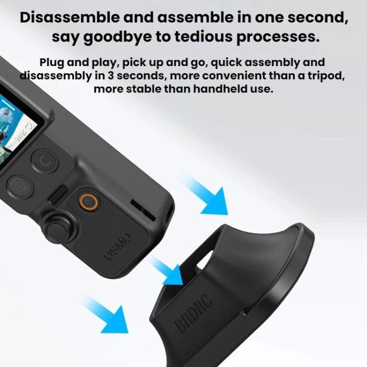 Soporte de silicona para escritorio de coche BRDRC para DJI Osmo Pocket 4/3