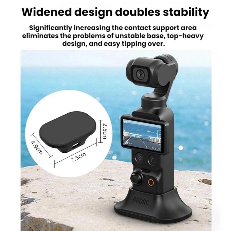 Soporte de silicona para escritorio de coche BRDRC para DJI Osmo Pocket 4/3