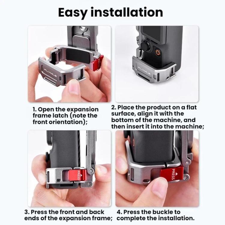 Base magnética multifuncional Flymile para DJI Osmo Pocket 4/3