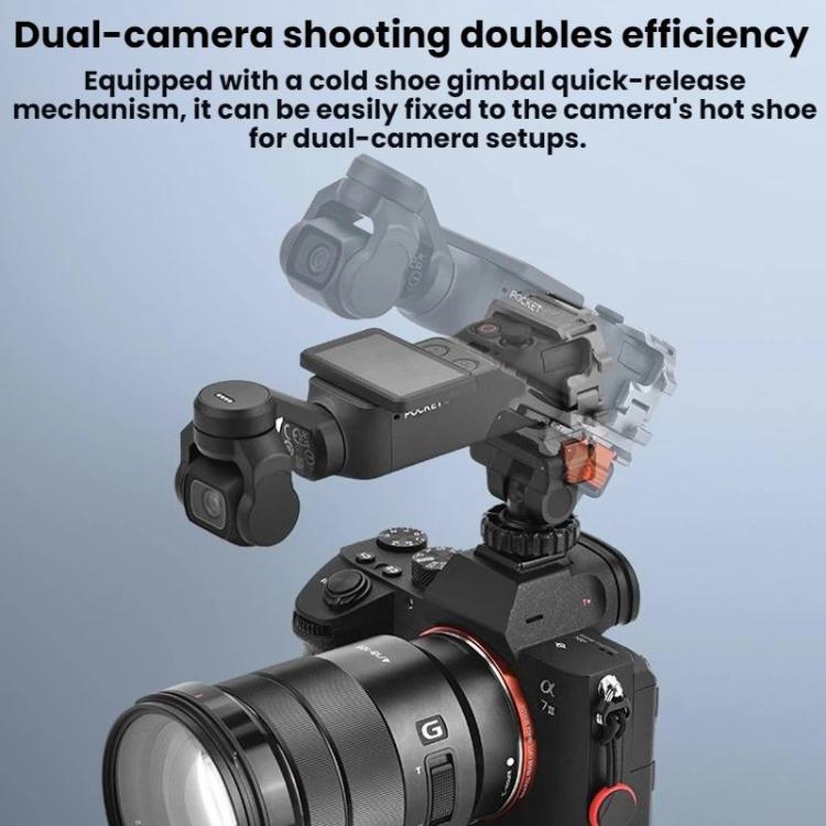 Soporte de marco de expansión de liberación rápida con interfaz de zapata fría BRDRC para DJI Osmo Pocket 4, For DJI Osmo Pocket 4