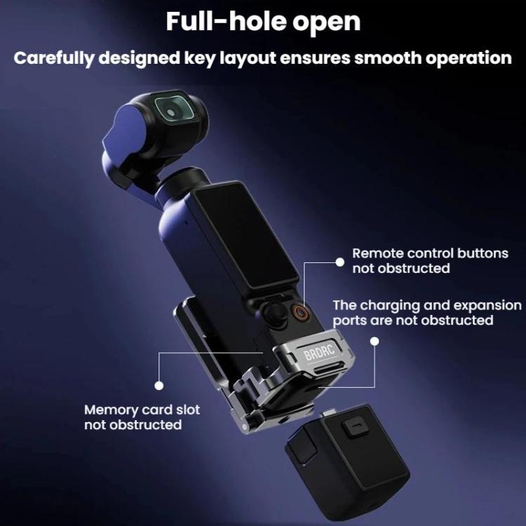 Adaptador de base magnética multifuncional BRDRC para DJI Osmo Pocket 3/4 y soporte de extensión., For DJI Osmo Pocket 3 / 4 Titanium