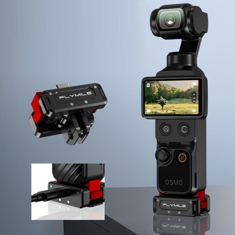 Adaptador de carga magnético de liberación rápida Flymile para DJI Osmo Pocket 4/3