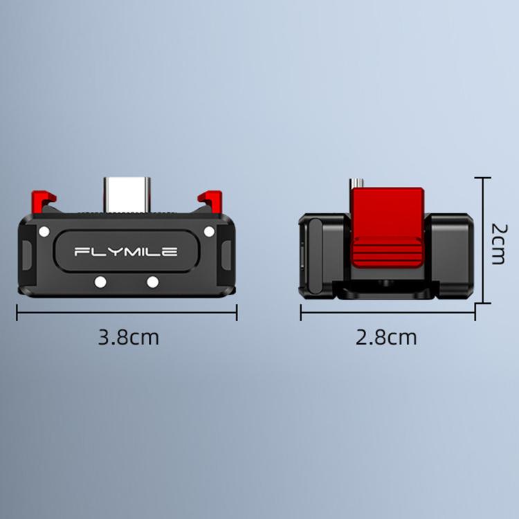 Adaptador de carga magnético de liberación rápida Flymile para DJI Osmo Pocket 4/3