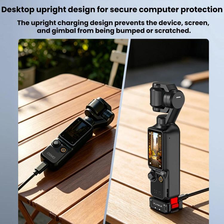 Adaptador de carga magnético de liberación rápida Flymile para DJI Osmo Pocket 4/3