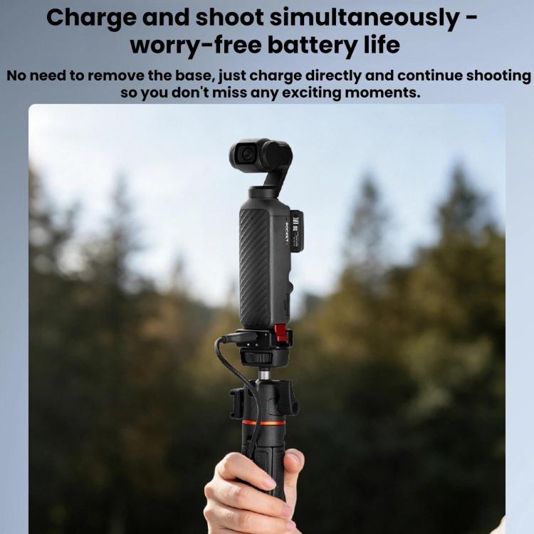 Adaptador de carga magnético de liberación rápida Flymile para DJI Osmo Pocket 4/3