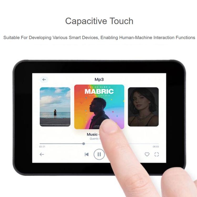 Waveshare 33511 ESP32-P4 Placa de desarrollo de visión inteligente de 3,5 pulgadas con micrófono y altavoz integrados, compatible con Wi-Fi 6 y BLE 5, 33511