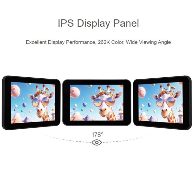 Waveshare 33511 ESP32-P4 Placa de desarrollo de visión inteligente de 3,5 pulgadas con micrófono y altavoz integrados, compatible con Wi-Fi 6 y BLE 5, 33511