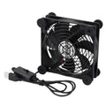 Ventilador de refrigeración silencioso Waveshare 34398 USB 5V de 120 mm, 3 velocidades ajustables, control PWM, alto flujo de aire, diseño antivibración., Single, Double