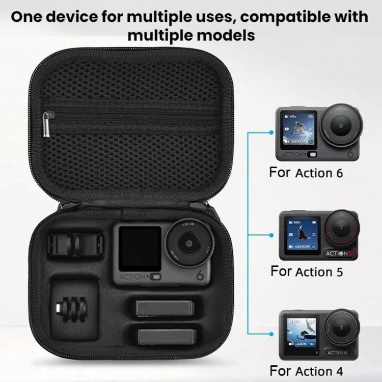 Estuche de transporte para accesorios de cámara portátil BRDRC para DJI Osmo Action 6 / 5 Pro / 4
