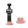 Base de escritorio giratoria de 360 grados con soporte adhesivo antideslizante para la cámara DJI Osmo Pocket 4/3.