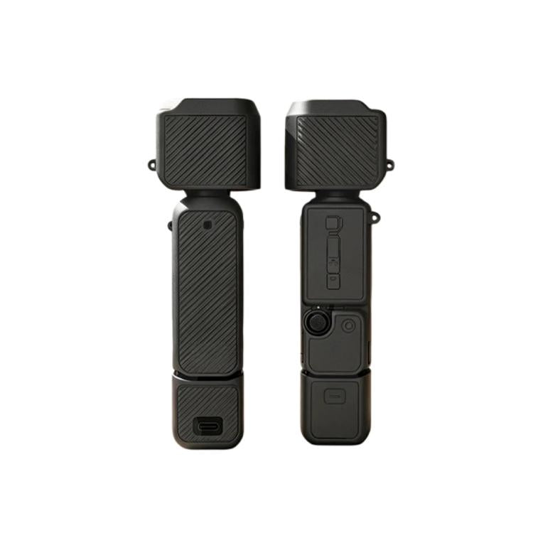Funda de silicona 4 en 1 para DJI Osmo Pocket 4, kit de protección integral, antigolpes y antiarañazos, con cordón.
