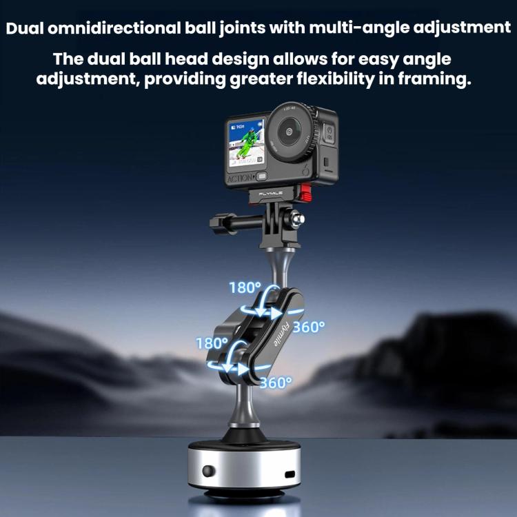 Soporte de ventosa eléctrica Flymile para cámara automotriz DJI Osmo Pocket 4/3, FLY075, ZZ10760