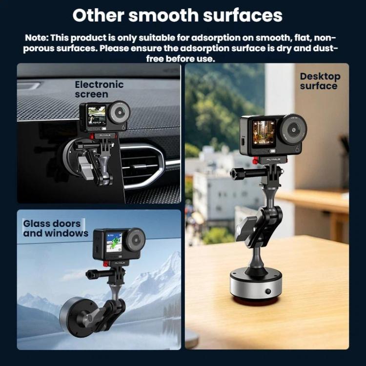 Soporte de ventosa eléctrica Flymile para cámara automotriz DJI Osmo Pocket 4/3, FLY075, ZZ10760