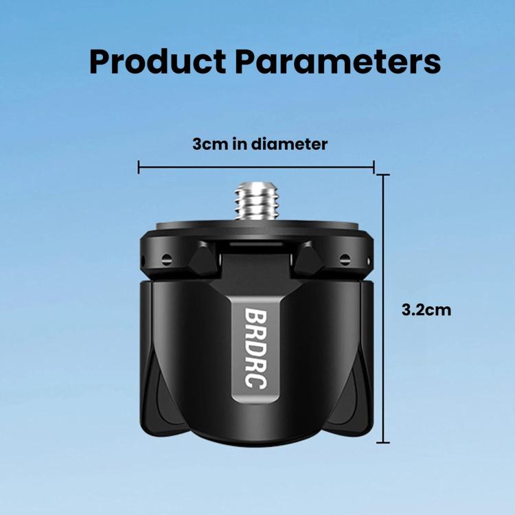 Soporte magnético para trípode BRDRC para DJI Osmo Pocket 4 / 3 / Insta360 X5