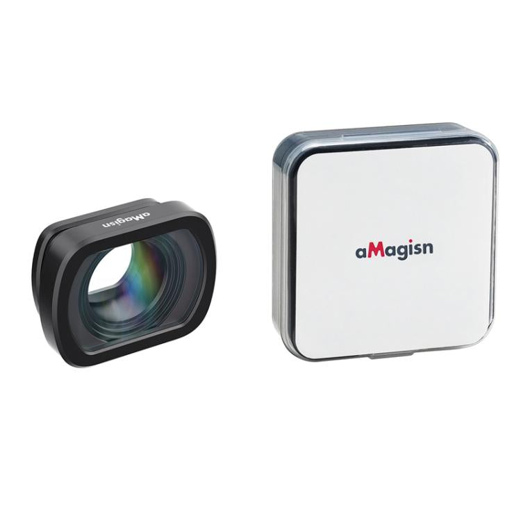 Filtro de lente de cristal óptico magnético 4/3 con marco de aleación de aluminio para DJI Osmo Pocket, aMagisn Macro Lens 10X, aMagisn Wide Angle Lens 0.72X