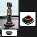 Soporte de escritorio antideslizante de silicona para DJI Osmo Pocket 4/3 con adhesivo nano reutilizable para salpicadero de coche.