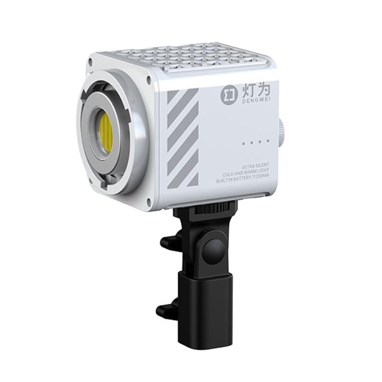 Luz de vídeo DENGWEI MT-80Bi de 80 W con LED COB bicolor de salida continua (2700 K-6500 K) y un índice de reproducción cromática (CRI) de más de 96., EU Plug, US Plug, UK Plug
