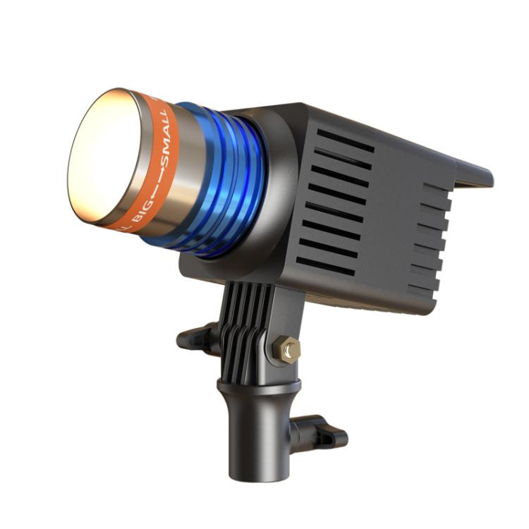 Foco LED COB DENGWEI de 50 W para cabello, ideal para transmisiones en vivo, bicolor (3000 K-6500 K), para estudio, con enfoque ajustable., EU Plug, US Plug, UK Plug