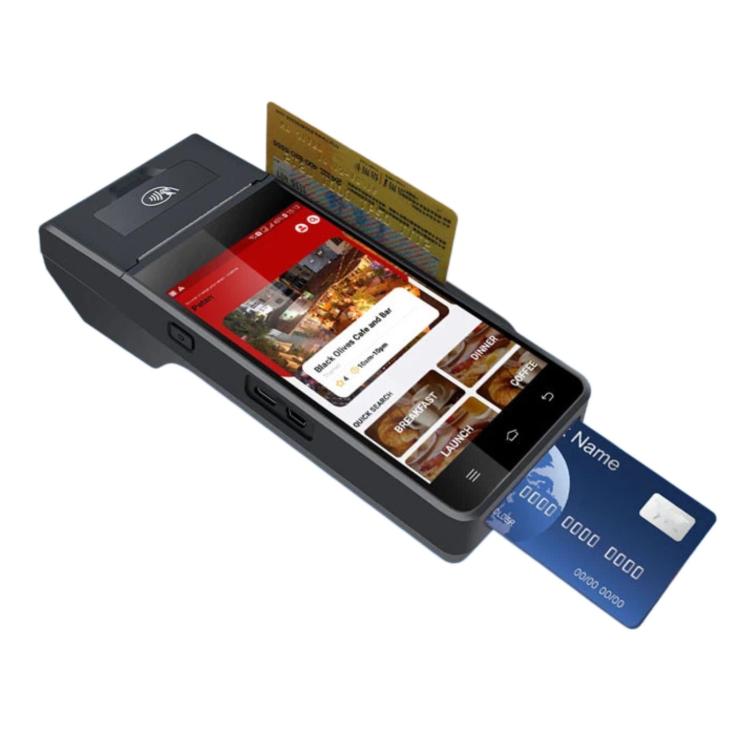 Terminal de punto de venta móvil para supermercados Z90N, caja registradora portátil con función NFC para tarjetas de crédito., EU Plug