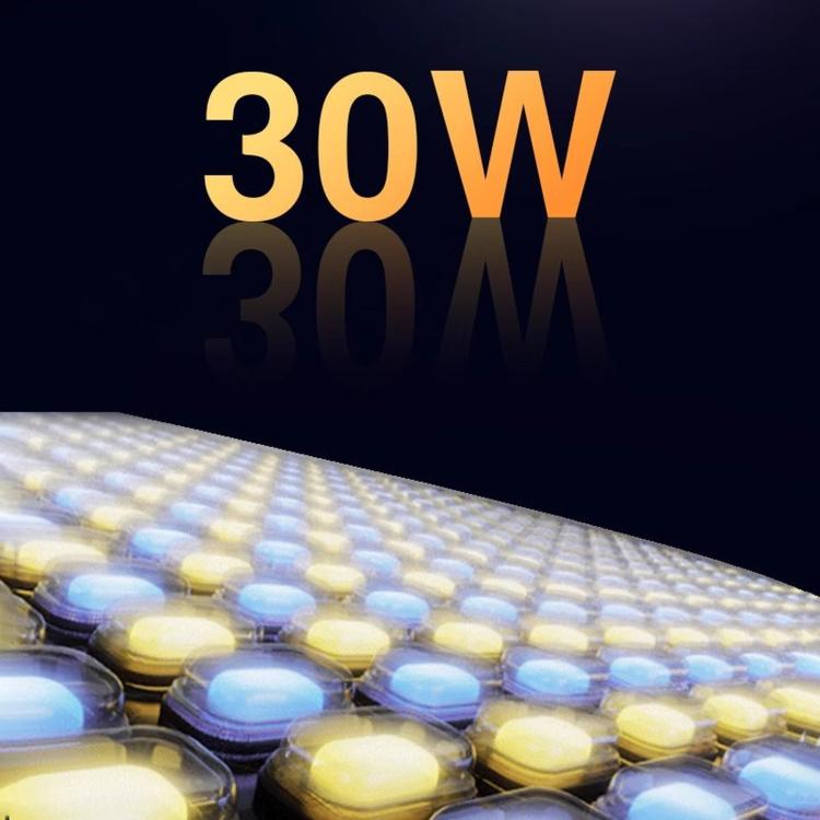 Varita de luz LED RGB portátil DENGWEI de 30 W, recargable, para vídeo, 2700 K-8500 K, luz de relleno para fotografía a todo color con viseras desmontables, enchufe estadounidense.