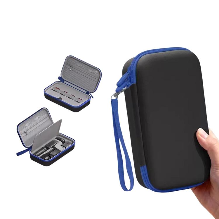 Estuche rígido de transporte de piel sintética PU para DJI Osmo Pocket 4/3 Creator Combo, bolsa de almacenamiento portátil para viajes con divisor.