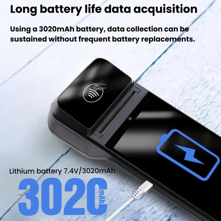 Caja registradora móvil inteligente de mano con impresión térmica de recibos y terminal de punto de venta multipago., Z92