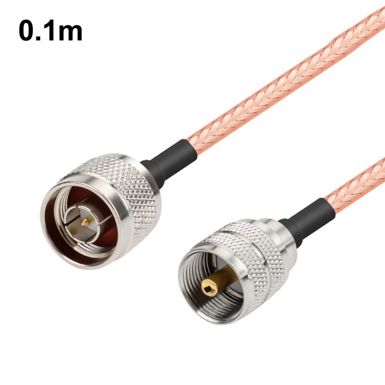 Cable de extensión coaxial RF RG316 con conector UHF macho a conector N macho, 0.1m, 0.15m, 0.3m, 1m, 2m, 3m, 5m