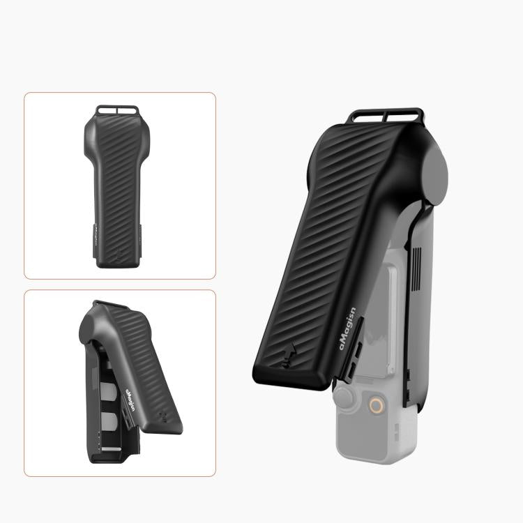 Funda protectora aMagisn de una sola pieza con tapa abatible, resistente a los impactos, de ABS, con compartimento magnético integrado para el filtro, para DJI Osmo Pocket 4.