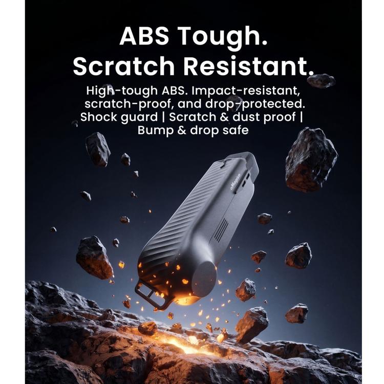 Funda protectora aMagisn de una sola pieza con tapa abatible, resistente a los impactos, de ABS, con compartimento magnético integrado para el filtro, para DJI Osmo Pocket 4.