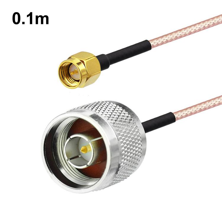 Cable de extensión de antena coaxial RF RG316 con conector SMA macho a conector N macho., 0.1m, 0.15m, 0.3m, 1m, 2m, 3m, 5m