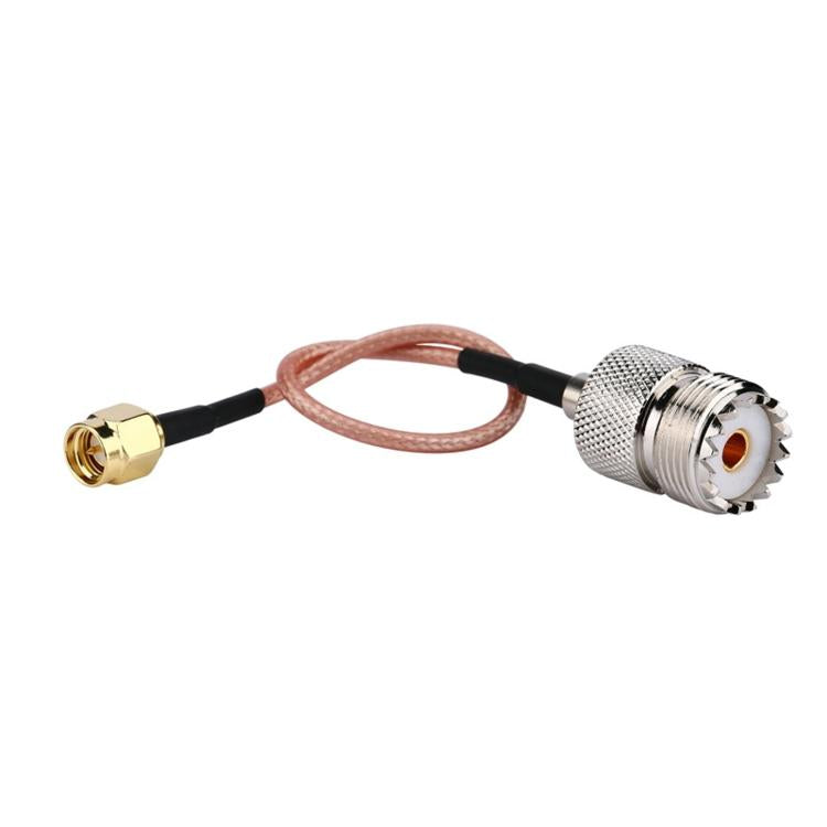 Cable coaxial RG316 con conector SMA macho a conector UHF hembra S0239 y cable de extensión RF., 0.1m, 0.15m, 0.3m, 1m, 2m, 3m, 5m