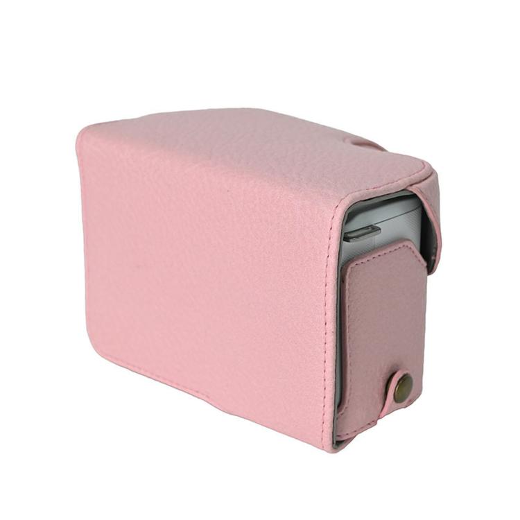Funda protectora de piel sintética para cámara Sony ZV-E10 II / ZV-E10M2, con correa para el hombro.