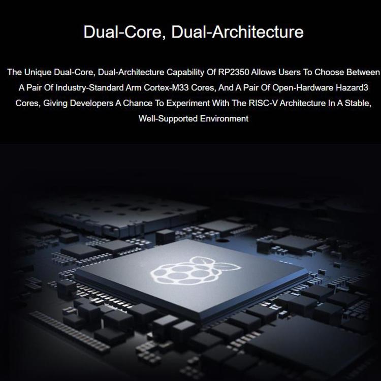 Placa microcontroladora Waveshare para Raspberry Pi Pi Pi 2 basada en el chip oficial RP2350 con diseño de doble núcleo y doble arquitectura., Original, Starter Kit, Sensor Kit