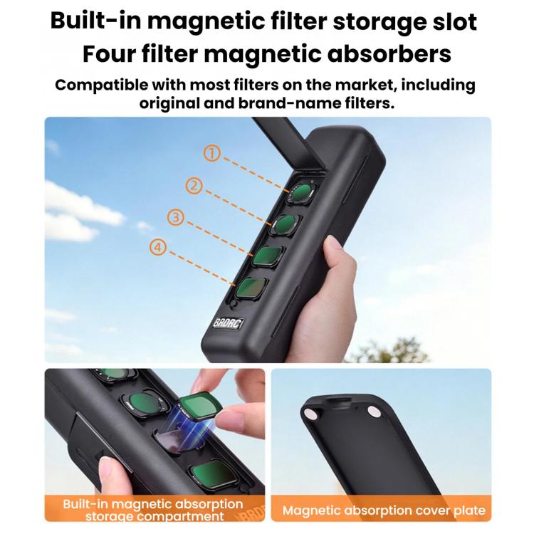 Funda protectora para la lente del gimbal de la pantalla BRDRC de DJI Osmo Pocket 4/3