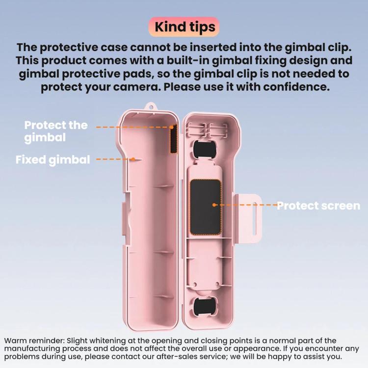 Funda protectora para la lente del gimbal de la pantalla BRDRC de DJI Osmo Pocket 4/3