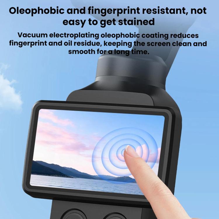 Aplicador de protector de pantalla de vidrio templado AR BRDRC para DJI Osmo Pocket 4 / 3