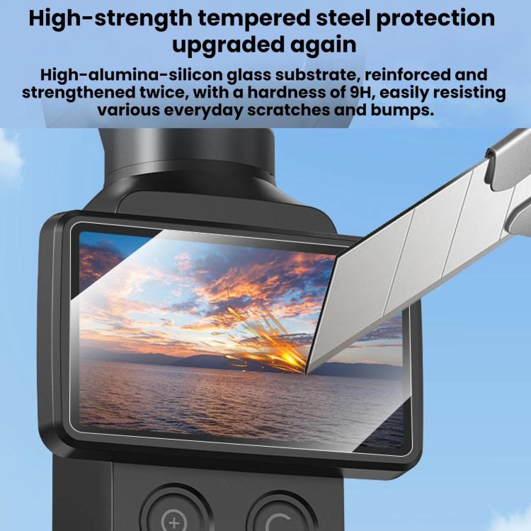 Aplicador de protector de pantalla de vidrio templado AR BRDRC para DJI Osmo Pocket 4 / 3