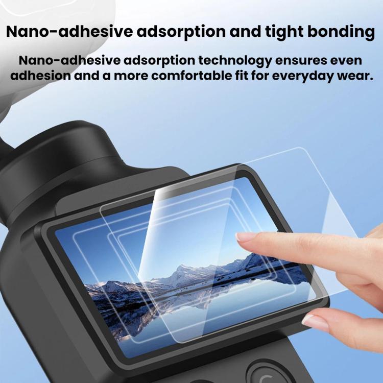 Aplicador de protector de pantalla de vidrio templado AR BRDRC para DJI Osmo Pocket 4 / 3