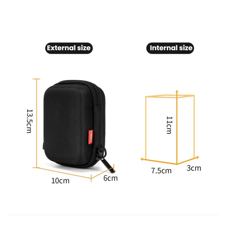 Bolsa portátil Cwatcun H45 3.0 para cámara CCD, de un solo hombro, de EVA, para cámaras compactas sin espejo., H45 3.0 (Black)
